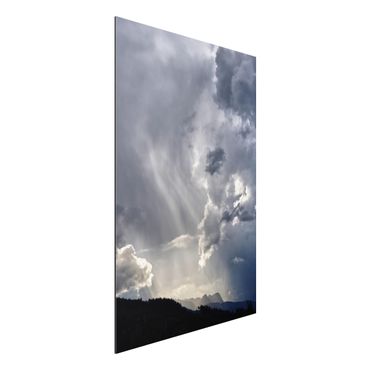 Tableau sur aluminium - Wild Clouds