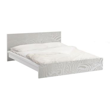 Papier adhésif pour meuble IKEA - Malm lit 160x200cm - No.DS4 Crosswalk Light Grey