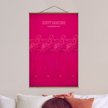 Tableau en tissu avec porte-affiche - Film Poster Dirty Dancing II