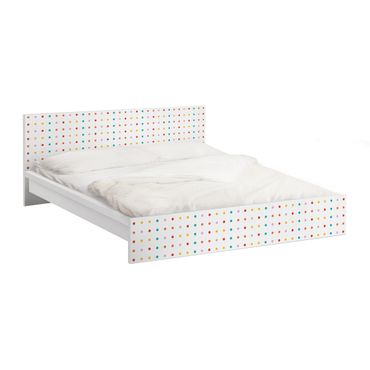 Papier adhésif pour meuble IKEA - Malm lit 160x200cm - No.UL748 Little Dots
