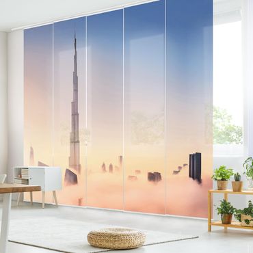 Set de panneaux coulissants - Heavenly Dubai Skyline