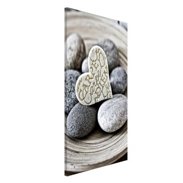 Tableau magnétique - Carpe Diem Heart With Stones
