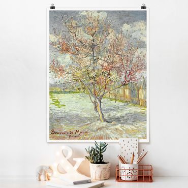 Poster reproduction - Vincent van Gogh - Flowering Peach Trees