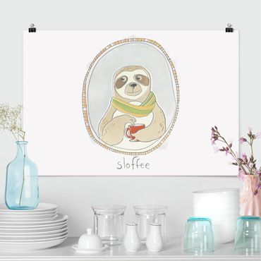 Poster - Caffeinated Sloth