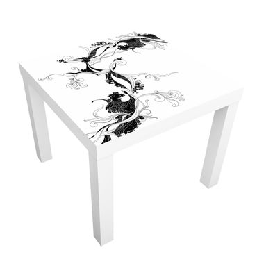 Papier adhésif pour meuble IKEA - Lack table d'appoint - Tendril In Ink