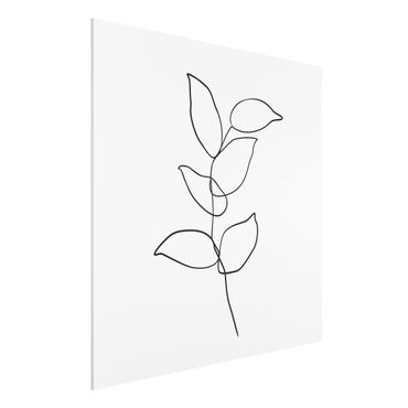 Impression sur forex - Line Art Branch Black And White