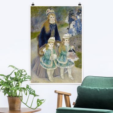 Poster reproduction - Auguste Renoir - Mother and Children (The Walk)