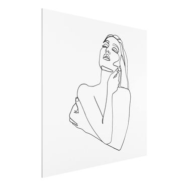 Impression sur forex - Line Art Woman Torso Black And White