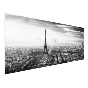 Tableau en forex - The Eiffel Tower From Above Black And White