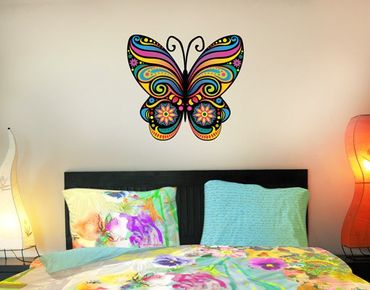 Sticker mural - No.BP22 Mandala Butterfly