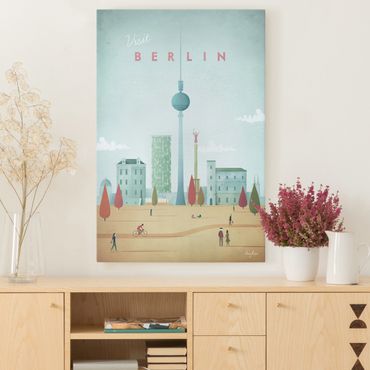 Impression sur toile - Travel Poster - Berlin