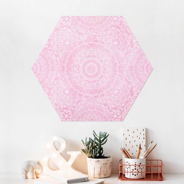 Hexagon Picture Forex - Pattern Mandala Pink