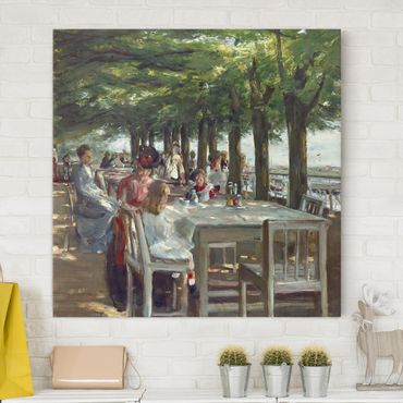 Tableau sur toile - Max Liebermann - The Restaurant Terrace Jacob
