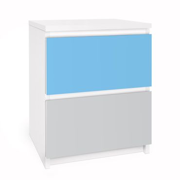 Papier adhésif pour meuble IKEA - Malm commode 2x tiroirs - Colour Set Pastel