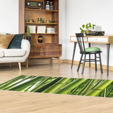 Vinyl Floor Mat - Bamboo Trees - Panorama Landscape Format
