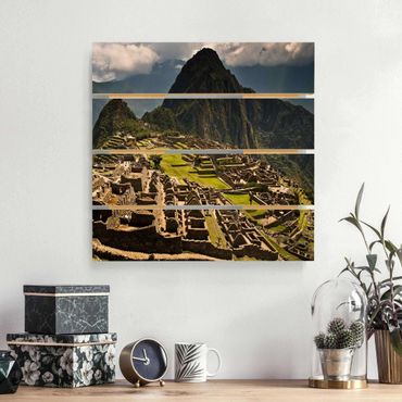 Impression sur bois - Machu Picchu