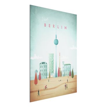 Impression sur aluminium - Travel Poster - Berlin
