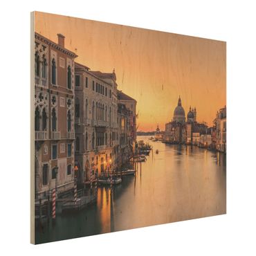 Tableau en bois - Golden Venice