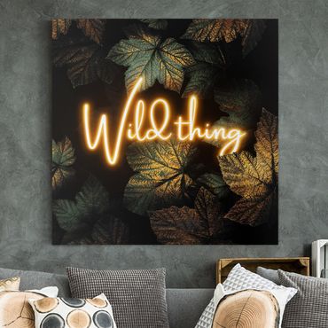 Tableau sur toile - Wild Thing Golden Leaves