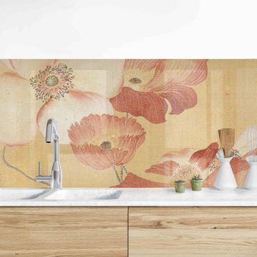 Revêtement mural cuisine - Yun Shouping - Poppy Flower