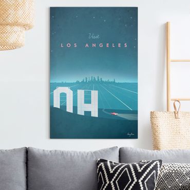 Impression sur toile - Travel Poster - Los Angeles