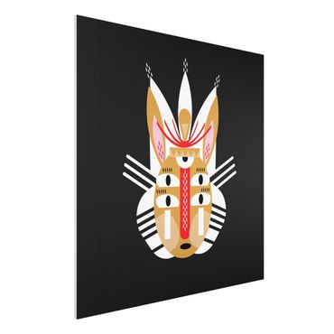 Impression sur forex - Collage Ethno Mask - Rabbit