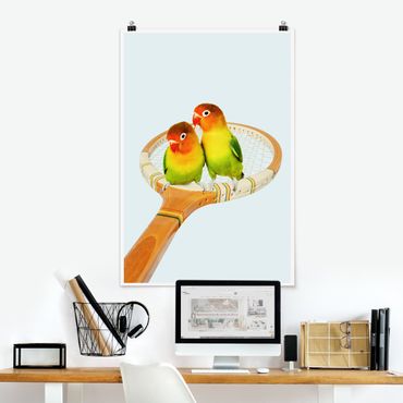 Poster - Tennis With Birds