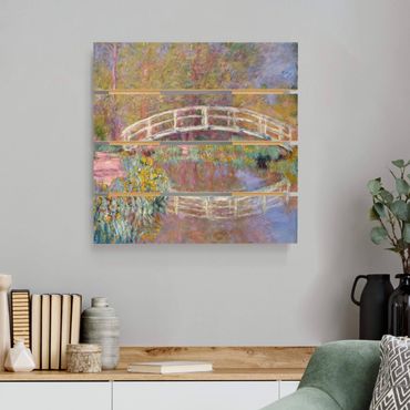 Impression sur bois - Claude Monet - Bridge Monet's Garden