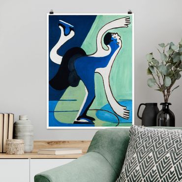 Poster reproduction - Ernst Ludwig Kirchner - The Ice Skater