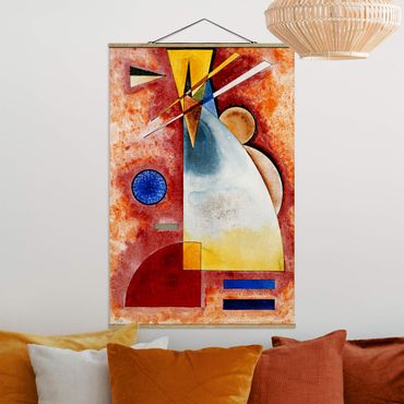 Tableau en tissu avec porte-affiche - Wassily Kandinsky - In One Another