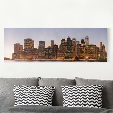 Impression sur toile - View Of Manhattan Skyline