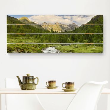 Impression sur bois - Debanttal Hohe Tauern National Park