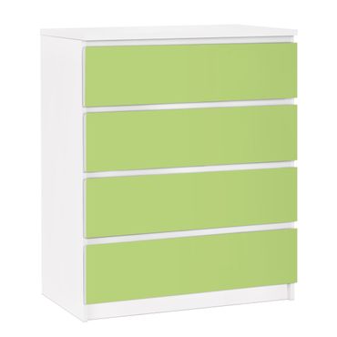 Papier adhésif pour meuble IKEA - Malm commode 4x tiroirs - Colour Spring Green