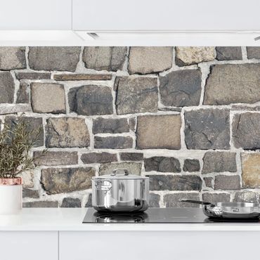 Revêtement mural cuisine - Quarry Stone Wallpaper Natural Stone Wall