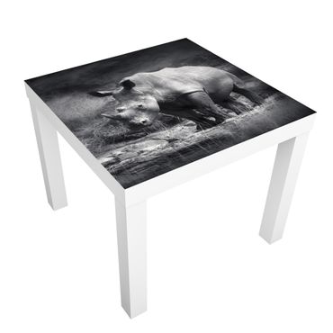 Papier adhésif pour meuble IKEA - Lack table d'appoint - Lonesome Rhinoceros