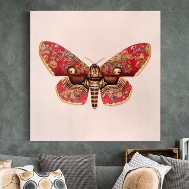 Impression sur toile - Vintage Moth