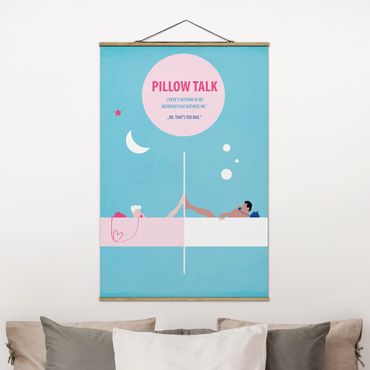 Tableau en tissu avec porte-affiche - Film Poster Pillowtalk