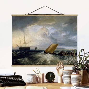 Tableau en tissu avec porte-affiche - William Turner - Sheerness