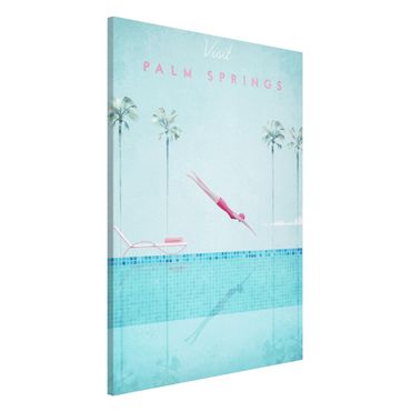 Tableau magnétique - Travel Poster - Palm Springs