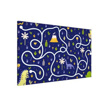 Tableau magnétique - Playoom Mat Dinosaurs - Dino Mom Looking For Her Baby