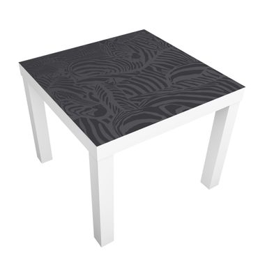 Papier adhésif pour meuble IKEA - Lack table d'appoint - No.DS3 Crosswalk Black