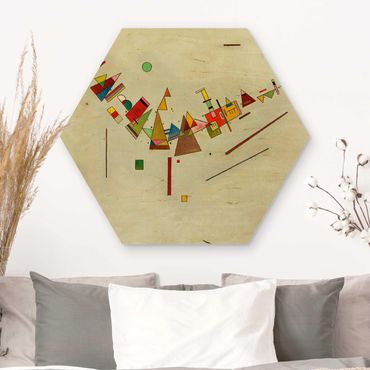 Hexagone en bois - Wassily Kandinsky - Angular Swing