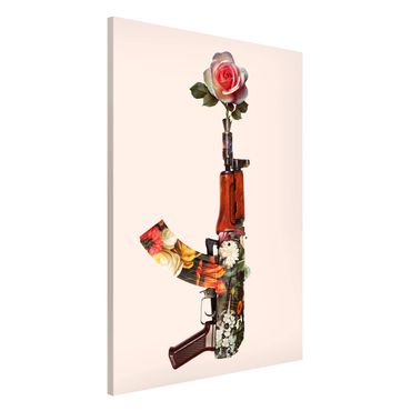 Tableau magnétique - Weapon With Rose