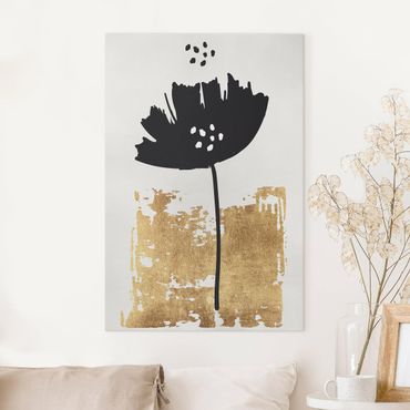 Impression sur toile - Golden Poppy Flower