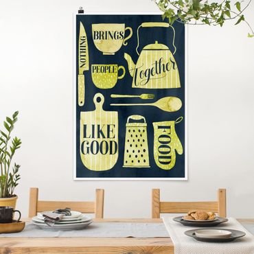 Poster citation de cuisine - Soul Food - Good Food