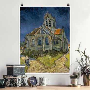 Poster reproduction - Vincent van Gogh - The Church at Auvers