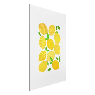 Tableau sur aluminium - Lemon With Dots