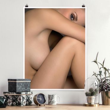 Poster nu & erotique - Lateral Female Nude Photo