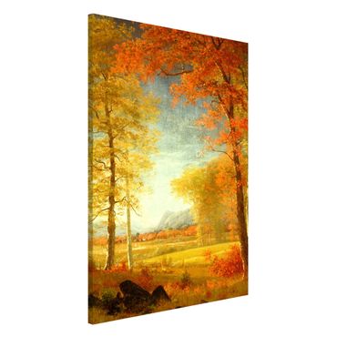 Tableau magnétique - Albert Bierstadt - Autumn In Oneida County, New York
