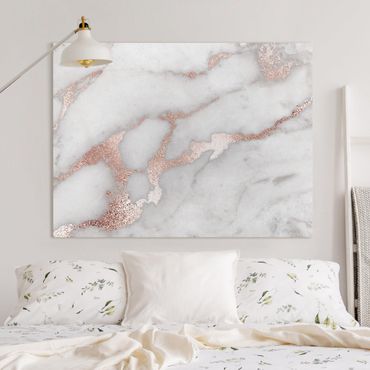 Impression sur toile - Marble Look With Glitter